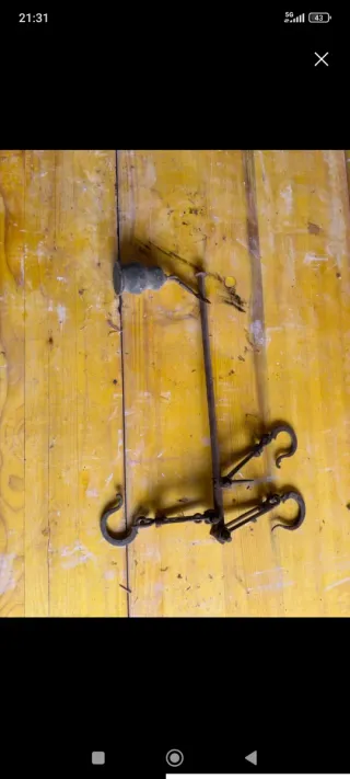 Balanza romana antigua