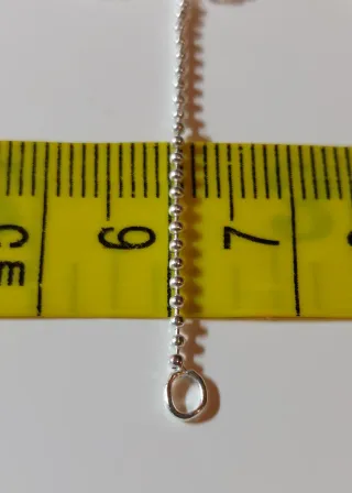 Cadena de Plata de Ley de 45cm