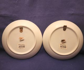 Piatti in ceramica decorati vintage