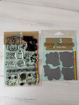 Sellos y troqueles Paper Smooches Gatos