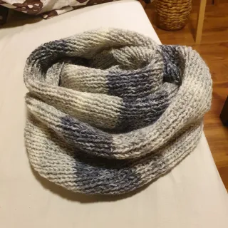 Cuello lana artesanal dos vueltas