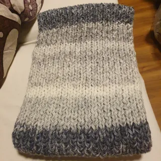 Cuello lana artesanal dos vueltas