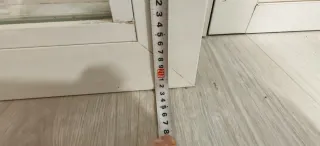 Puerta de aluminio con cristal