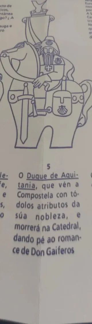 Figura de Porcelana de Sargadelos Peregrino Duque