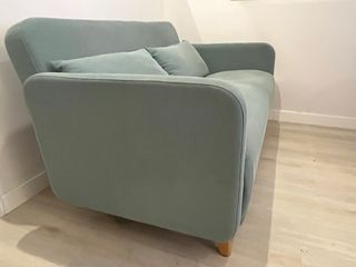 Sofá Cama 2/3 Plazas Verde Agua