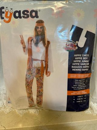 Disfraz Hippie Chico Fyasa Talla M/L