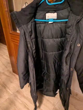 Parka Columbia Negra Talla S