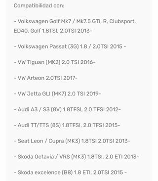 Kit Admisión Do88 VAG 1.8/2.0 TSI (MQB)