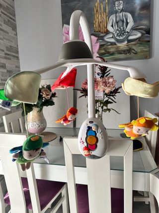 Parque cuna, trona, hamaca, porta bebes etc