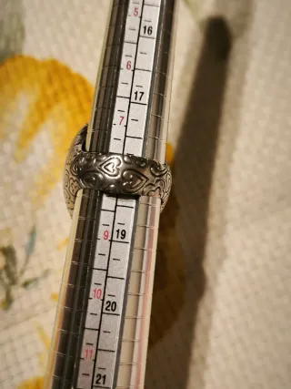 Anillo Plata con Piedra Morada