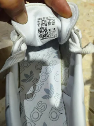 Adidas Samba Blancas y Grises