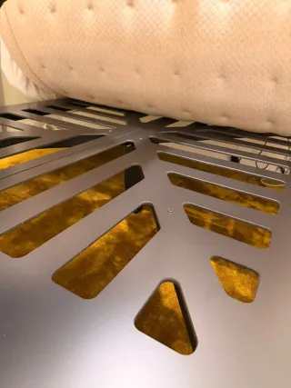 Estructura de cama de lujo Lago flotante