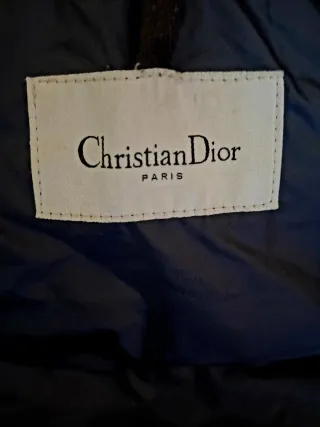 Chaleco Dior Negro y Azul