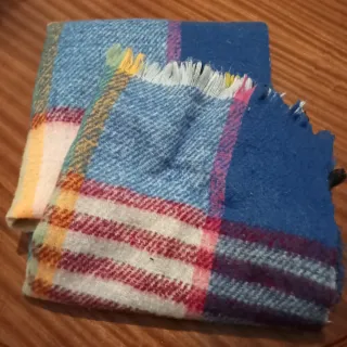 Écharpe grande e fofo multicolor