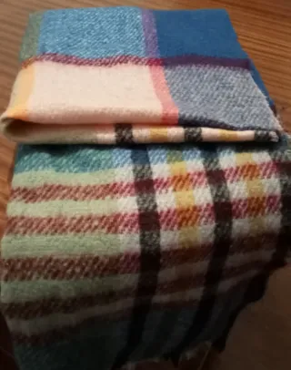 Écharpe grande e fofo multicolor