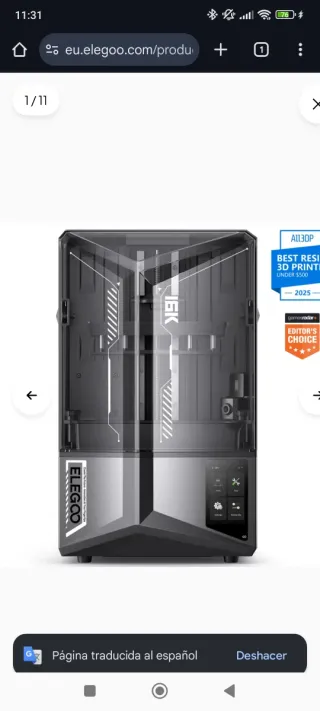 elegoo Saturn 4 Ultra 16K