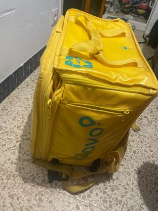 Mochila Glovo Amarilla