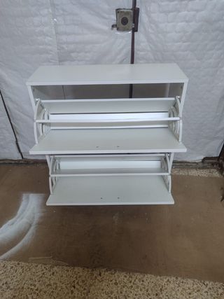 Zapatero blanco 2 puertas