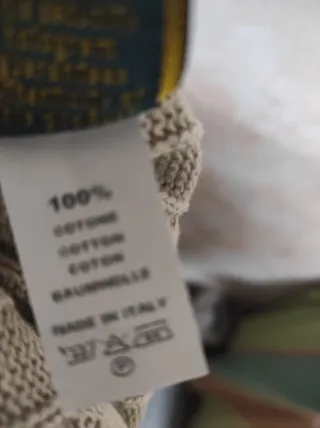 Gilet uomo maglia trecce beige L