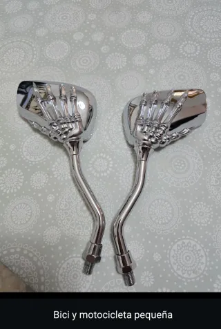 Espejos Retrovisores Cromados bicicleta o moto