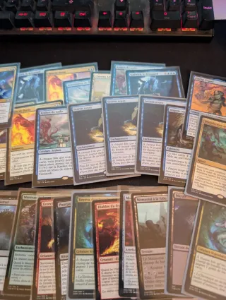 Carte Magic Mazzo Bianco Blu e Commander