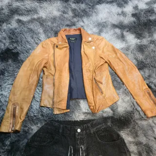 Chaqueta Bomber Y2K Cropped Top Gun