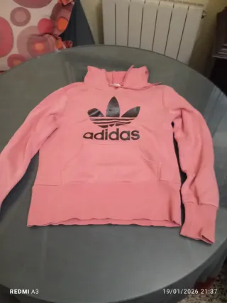 Sudadera Adidas rosa talla M