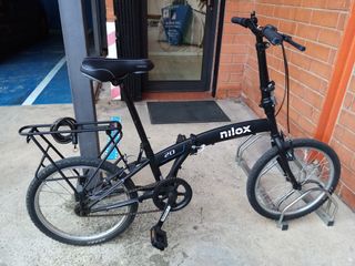 Bicicleta Plegable Nilox 20 Negra