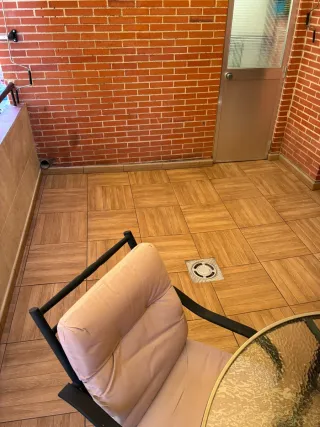 Baldosas para terraza  Pladur  Pintura  Electrcida