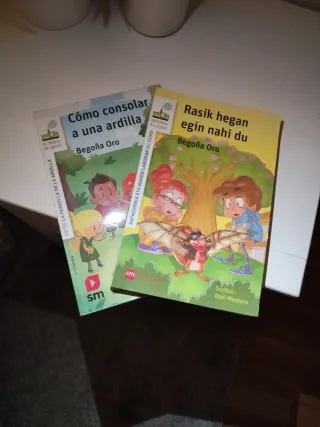 Pack de libros uno en euskera y otro en español