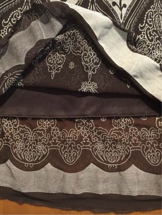 Falda midi estampada