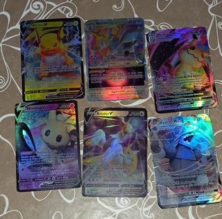 Cartas Pokémon Gengar EX, Charizard EX, Rayquaza V