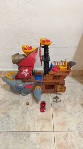 Barco Pirata y Pistola X-Shot