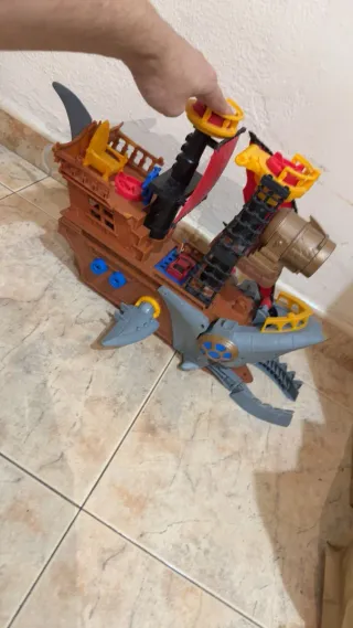 Barco Pirata y Pistola X-Shot