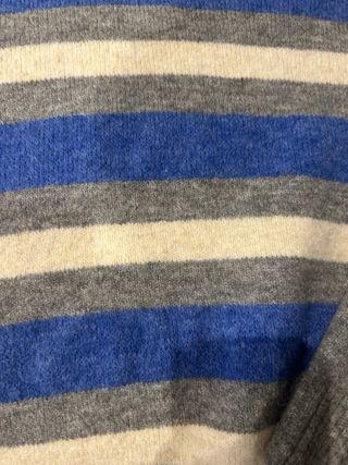 Jersey de rayas cuello alto