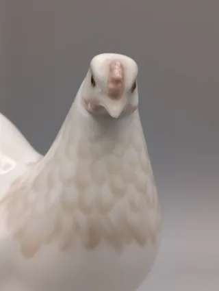 Lladro Galline Porcellana Statuine Rare