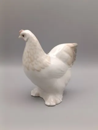 Lladro Galline Porcellana Statuine Rare