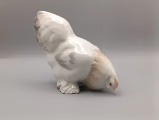 Lladro Galline Porcellana Statuine Rare