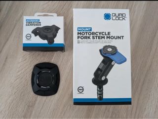 Quad Lock  + Amortiguador Vibraciones + adhesivo