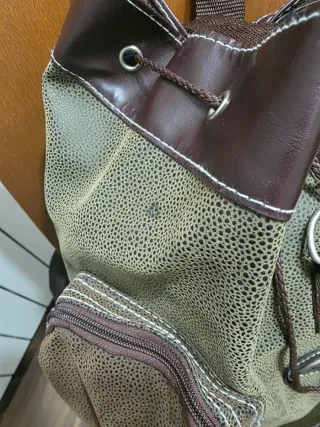 Mochila y neceser vintage El Corte Inglés