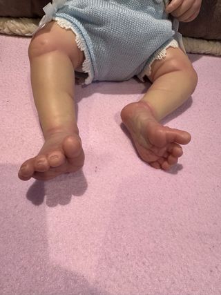 Muñeco Reborn Bebé Niño Azul