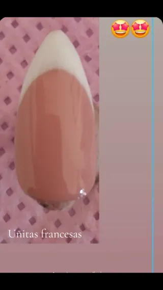 Idea de Uñas de gel francesas (pink/white)