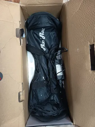 Hoverboard azul con altavoz