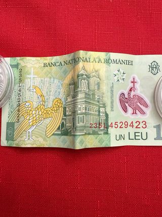 Billete 1 Leu Original Rumano