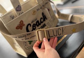 Bolso Tote Coach Dibujos Beige Multicolor