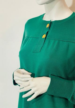 Vestido Yves Saint Laurent de lana virgen