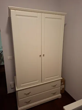 Armario infantil madera blanco