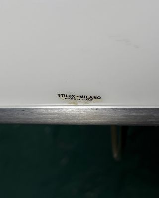 Lampadario Stilux Milano Anni '70 Vetro Metallo