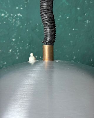 Lampadario Stilux Milano Anni '70 Vetro Metallo