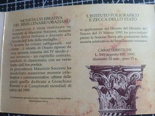 Moneta 500 lire in argento REPUBBLICA ITALIANA -